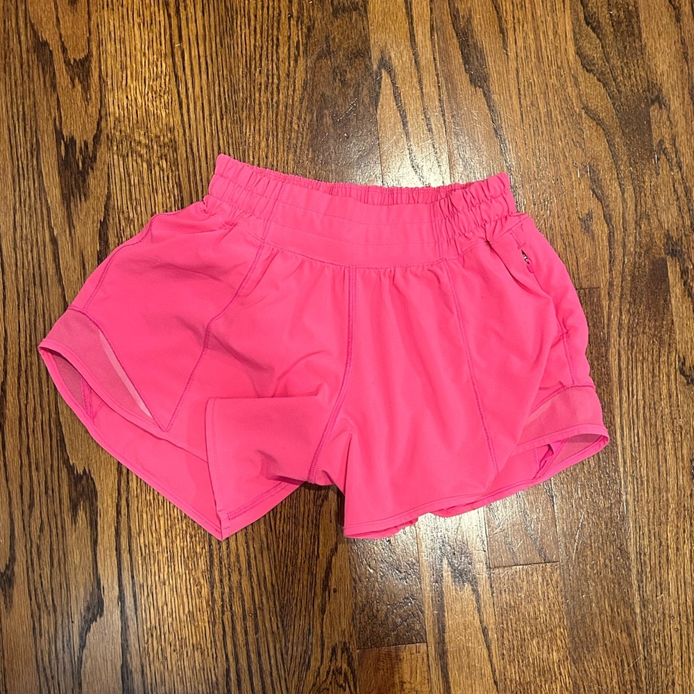 Lulu hotty hots. Sonic pink. Size 2. Tall.